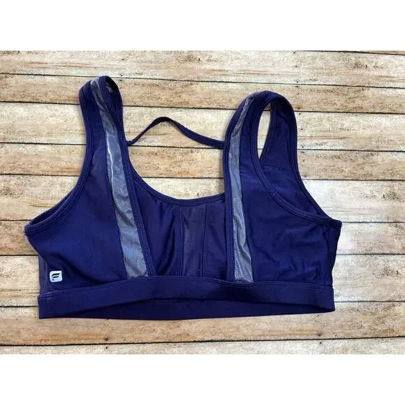Fabletics Brinley Sports Bra Eclipse (Deep Purple) Size Medium - Picture 4 of 9